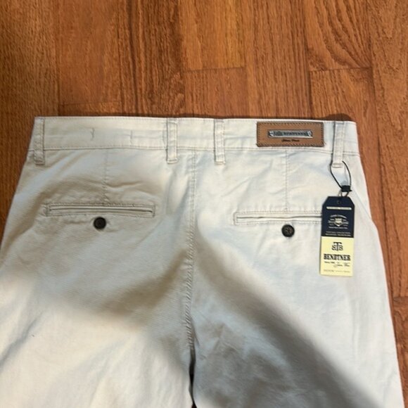 NWT BTB BENDTNER MEN SLIM FIT COTTON PANTS IN Beige size 34 - Picture 7 of 9
